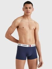 Tommy Hilfiger Pánské boxerky TRUNK UM0UM01810 CHS tm. modré - Tommy Hilfiger XL