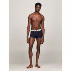 Tommy Hilfiger Pánské boxerky TRUNK UM0UM01810 CHS tm. modré - Tommy Hilfiger XL