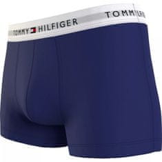 Tommy Hilfiger Pánské boxerky 3P TRUNK PRINT UM0UM02768 0W2 modré - Tommy Hilfiger M