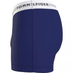 Tommy Hilfiger Pánské boxerky 3P TRUNK PRINT UM0UM02768 0W2 modré - Tommy Hilfiger M