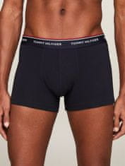 Tommy Hilfiger Pánské boxerky 3Pack WB TRUNK UM0UM01642 0XW tm. modré - Tommy Hilfiger XXL