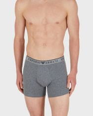 Emporio Armani Pánské boxerky 2Pack 111912 4R720 černošedé - Emporio Armani L