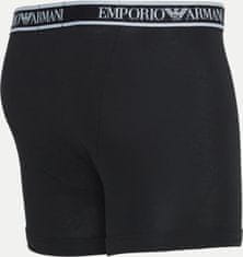 Emporio Armani Pánské boxerky 3Pack 111473 4R717 černé - Emporio Armani 2XL