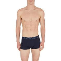 Emporio Armani Pánské boxerky 3Pack 111357 4R726 modré/červené/tm. modré - Emporio Armani 2XL