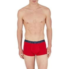 Emporio Armani Pánské boxerky 3Pack 111357 4R726 modré/červené/tm. modré - Emporio Armani 2XL