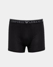 Emporio Armani Pánské boxerky 2Pack 111912 4R720 černošedé - Emporio Armani L