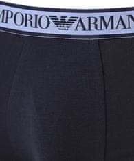 Emporio Armani Pánské boxerky 3Pack 112131 4R717 modré - Emporio Armani XL