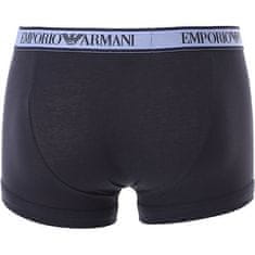 Emporio Armani Pánské boxerky 3Pack 112131 4R717 modré - Emporio Armani XL