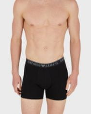 Emporio Armani Pánské boxerky 2Pack 111912 4R720 černošedé - Emporio Armani L