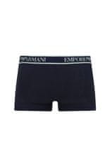 Emporio Armani Pánské boxerky 3Pack 112130 4R717 tm. modré se zelenou - Emporio Armani L