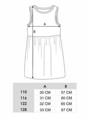 YOCLUB Yoclub Letní dívčí šaty bez rukávů UDK-0008G-A100 Vícebarevné 128