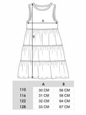 YOCLUB Yoclub Letní dívčí šaty bez rukávů UDK-0009G-A100 Vícebarevné 122