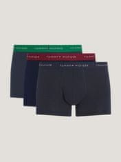 Tommy Hilfiger Pánské boxerky 3-PACK UM0UM02763 0SS tm. modré - Tommy Hilfiger S