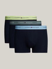 Tommy Hilfiger Pánské boxerky 3Pack UM0UM02763 0T9 tm. modré - Tommy Hilfiger L