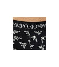 Emporio Armani Pánské boxerky 111625 4R722 18111 šedé/bíle/potisk - Emporio Armani L