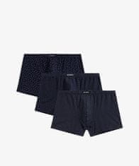 ATLANTIC Pánské boxerky ATLANTIC 3Pack - tmavě modré Velikost: M