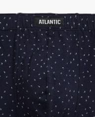 ATLANTIC Pánské boxerky Atlantic 3MH-199 A'3 S-2XL TMAVĚ MODROŠEDÁ XXL