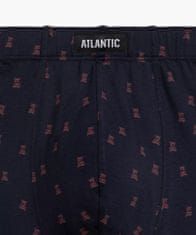 ATLANTIC Pánské boxerky Atlantic 3MH-201 A'3 S-2XL tmavě modrá-vínově zelená M