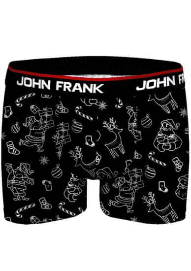 John Frank Pánské boxerky John Frank JFBD50-CH-SHINING XMAS