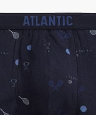 ATLANTIC Pánské boxerky Atlantic 3MH-050 A'3 S-2XL černá-grafitová-modrá XXL