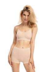 Julimex Dámské boxerky Bamboo shorts beige - JULIMEX Béžová S