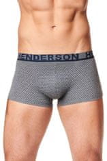 Henderson Pánské boxerky 39332 Maze grey - HENDERSON šedá XXL