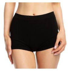 Julimex Dámské boxerky Bamboo shorts black - JULIMEX černá XL