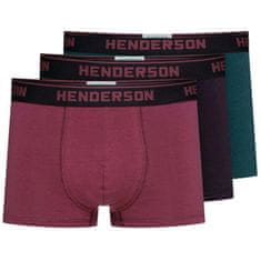 Henderson Pánské boxerky 3 pack 42257 Jewel - HENDERSON vícebarevná XL