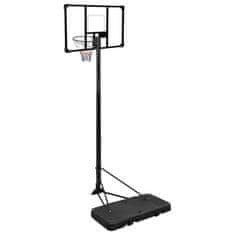 Vidaxl Basketbalový koš s průhlednou deskou 256–361 cm polykarbonát