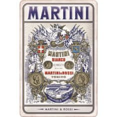 Nekupto Cedule 20x30 Martini Bianco Vermouth Label NA22379