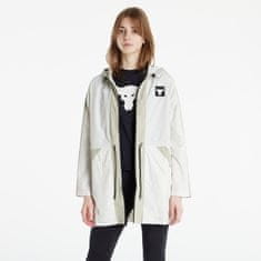 Under Armour Bunda Project Rock Woven Jacket Stone/ White XS XS Béžová