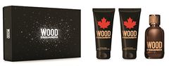 Dsquared² Wood For Him - EDT 100 ml + sprchový gel 100 ml + balzám po holení 100 ml