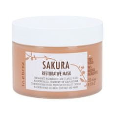 Inebrya Regenerační maska na vlasy Sakura (Restorative Mask) (Objem 250 ml)