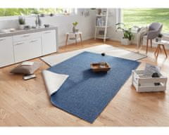 NORTHRUGS Kusový koberec Twin-Wendeteppiche 103100 blue cream – na ven i na doma 80x150