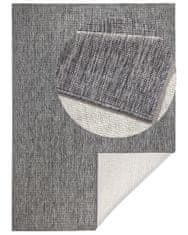 NORTHRUGS Kusový koberec Twin-Wendeteppiche 103097 grey cream – na ven i na doma 80x150