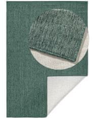 NORTHRUGS Kusový koberec Twin-Wendeteppiche 103095 green cream – na ven i na doma 80x150