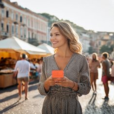 MobilPouzdra.cz Kryt CamShield pro Apple iPhone 14 , barva oranžová