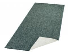 NORTHRUGS Běhoun Twin-Wendeteppiche 103095 green cream – na ven i na doma 80x250