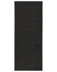 NORTHRUGS Běhoun Twin-Wendeteppiche 103096 black cream – na ven i na doma 80x250