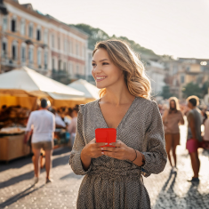 MobilPouzdra.cz Kryt CamShield pro Apple iPhone 13 Pro , barva červená