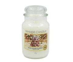 Yankee Candle Svíčka vonná sklo SPUN SUGAR FLURRIES 623g (hoří 150hod)