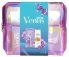 Gillette Venus dárková sada: Holicí strojek Comfortglide + 2 hlavice a šampon Pantene Repair and Protect 250ml