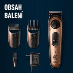 Gillette King C. zastřihovač vousů PRO dárková sada pro muže, zastřihovač + šampon na vousy 60ml + balzám na vousy 100ml