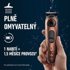 Gillette King C. zastřihovač vousů PRO dárková sada pro muže, zastřihovač + šampon na vousy 60ml + balzám na vousy 100ml