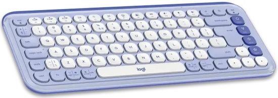 Logitech POP ICON KEYS, US, fialová (920-013074)