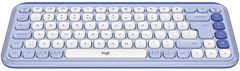 Logitech POP ICON KEYS, US, fialová (920-013074)