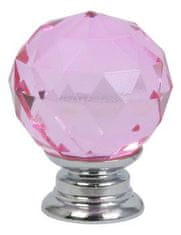 Domino Knopka Crystal Palace 30 mm M6/Pink