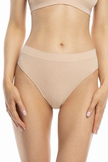 Julimex Dámské bambusové kalhotky Bamboo Bikini béžové - Julimex