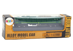 Lean-toys Model Sběratelský Vláček Wagon1:48 Kovový Zelený