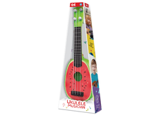 Lean-toys Ukulele Pro Děti Mini Kytara 4 Struny Ovoce Meloun 15"